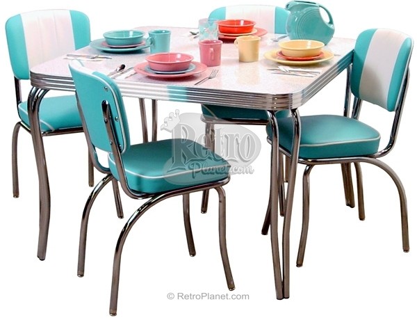 1950S Retro Kitchen Table And Chairs 600×450